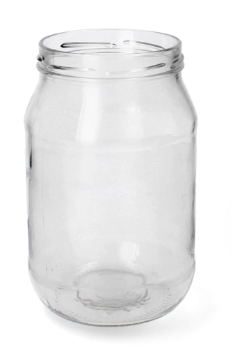 Skleněná zavařovací nádoba 1,7 l se širokým hrdlem 100 mm