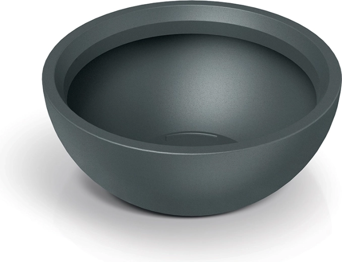 MOLIO bowl misovitý květináč 60 cm grafit