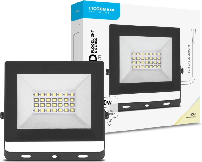 LED reflektor Modee E‑series Slim 20 W, 1600 lm, 4000 K, 120°
