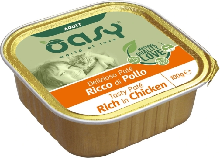 Oasy Tasty Pate Adult paštika s kuřetem 100 g