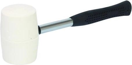 Gumová palička 750 g s bílou hlavicí, průměr 65 mm, plastová rukojeť