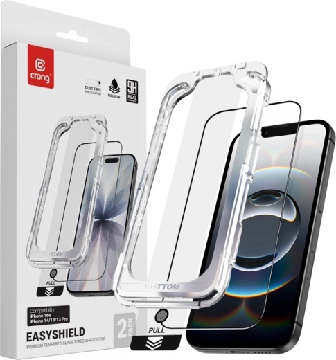 Ochranné tvrzené sklo EasyShield 2-Pack pro iPhone 16e / iPhone 14 / iPhone 13 / iPhone 13 Pro (2 ks)