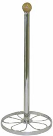 Stojánek na papírové utěrky s dřevěnou kuličkou, 34 × 14 cm