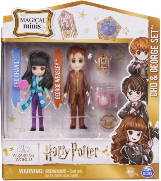 Spin Master Harry Potter sada figurek Cho Chang a George Weasley s doplňky