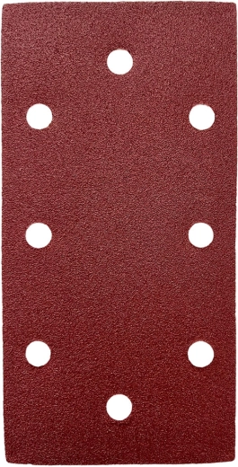 Brusný výsek 93×185 mm, zrnitost 40, 8 otvorů, suchý zip (5 ks)