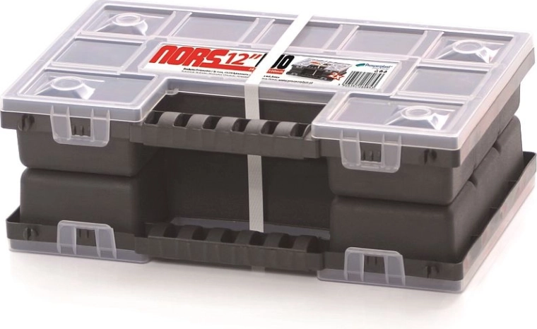 Plastový organizér NORS DUO – sada dvou propojitelných boxů