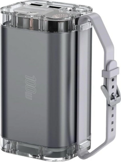 Powerbanka Lucid Ultra 40000 mAh 100 W šedá