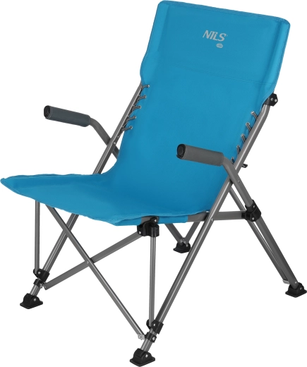 Skládací kempingové křeslo NILS Camp modré