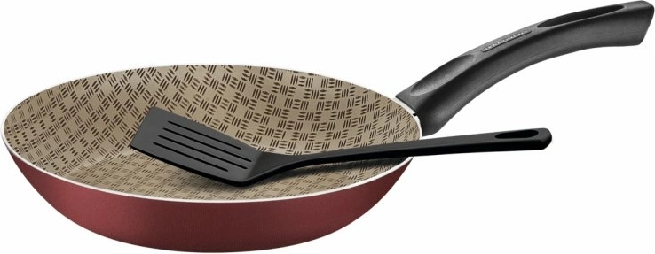 Tramontina Paris pánev s obracečkou 28 cm, bordová