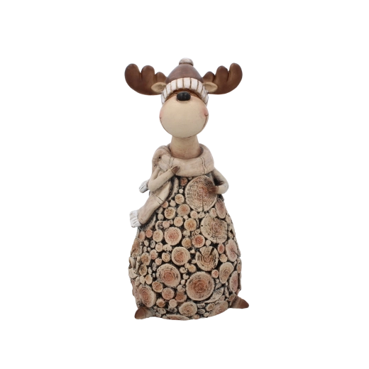 Vánoční figurka stojícího soba 28 cm