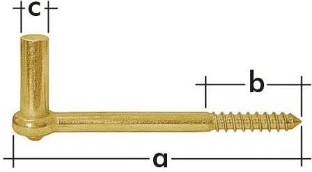Držák čepu 13 × 106 mm z pozinkované oceli