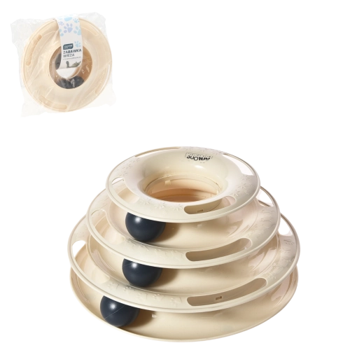 Interaktivní věž s míčky pro kočky