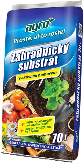 Zahradnický substrát 70 l AGRO
