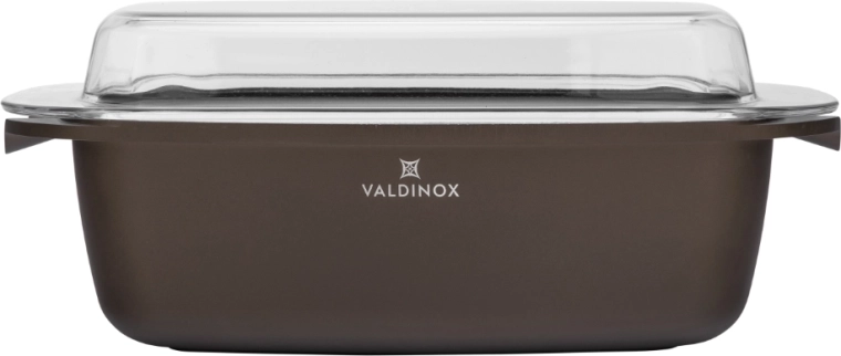 Valdinox Aurum obdélníková brytfanna s poklicí 32 × 21 cm, 5,7 l