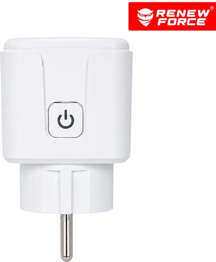 Inteligentní Wi‑Fi zásuvka Renew Force 16 A s měřením spotřeby