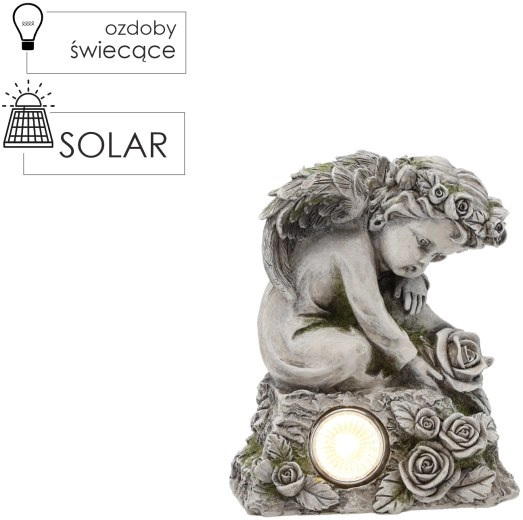 Dekorativní andělská figurka s LED osvětlením GardenLine