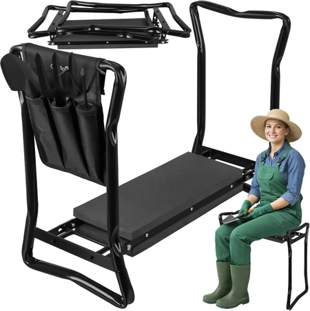 Zahradní klekátko a stolička Gardlov s nářadím