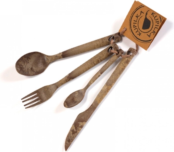 Kempingový příbor KUPILKA Cutlery Brown