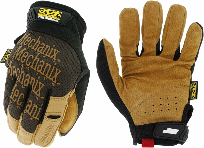 Pracovní rukavice z kůže Mechanix Durahide Original, velikost S/8