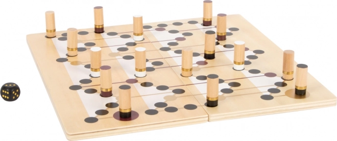 Small foot člověče, nezlob se a hadi a žebříky gold edition – oboustranná dřevěná stolní hra