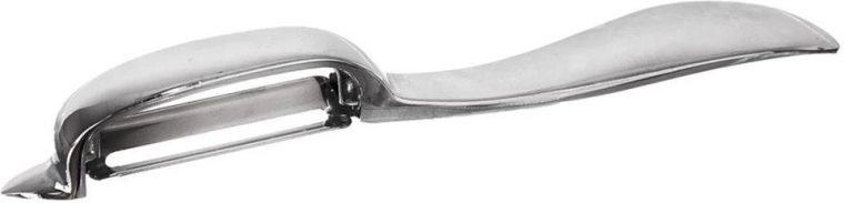 Kovová vertikální škrabka na zeleninu a ovoce LUXY 17 cm