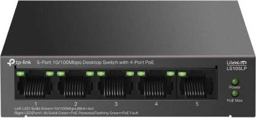TP-Link LiteWave LS105LP 5portový PoE switch