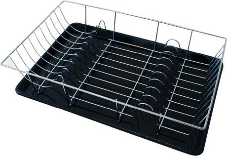 Odkapávač nádobí 48 × 32 cm s plastovým podnosem