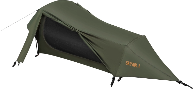 Lehký jednoplášťový stan NILS CAMP Skyair 1 zelený