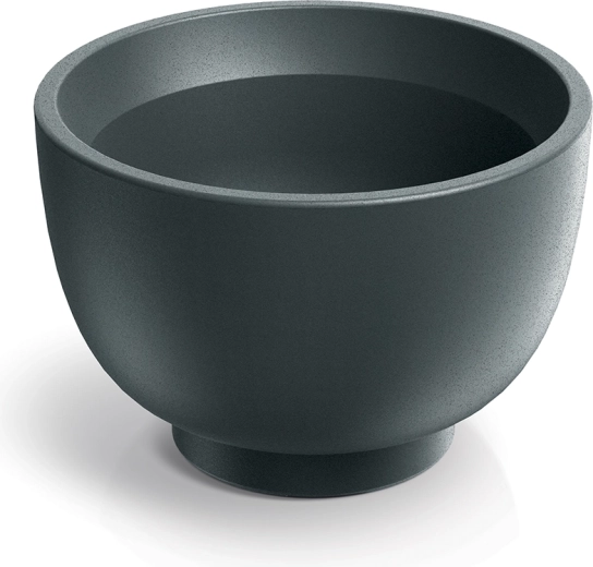 Květináč Vivos Round 40 cm grafitový