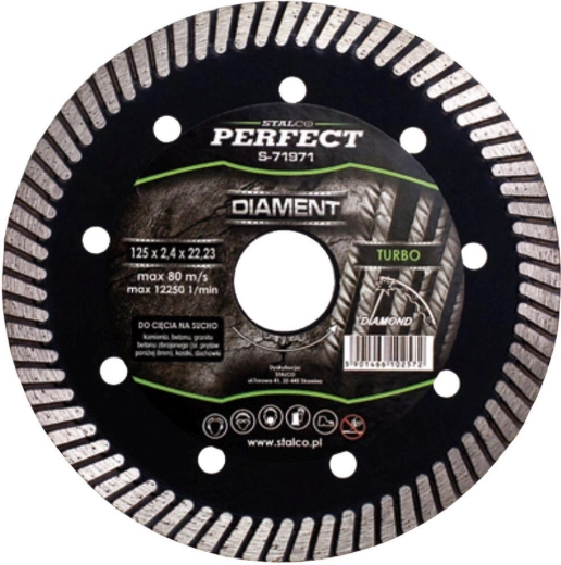 Diamantový kotouč 115 mm Turbo STALCO