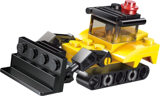 Stavebnice QMAN Hyperfunction Tactical Unit – buldozer 3v1