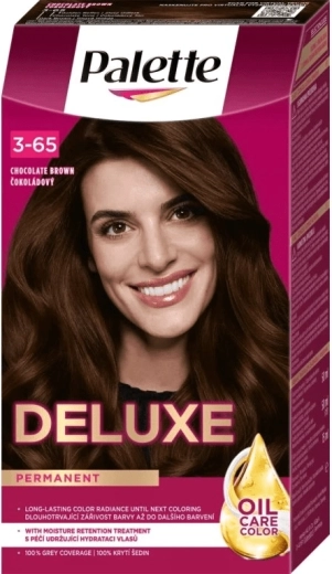 Palette Deluxe 3-65 čokoládová barva na vlasy 50 ml