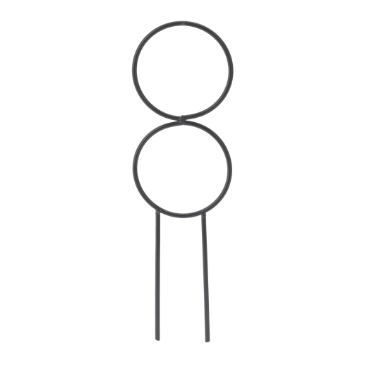 Sada kovových podpěr pro pokojové rostliny 12 × 40 cm, zelená, 3 ks