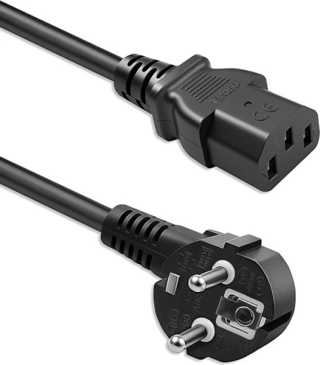 Qoltec napájecí kabel Schuko (CEE 7/7) na IEC C13, 5 m, 3×1,0 mm², čistá měď