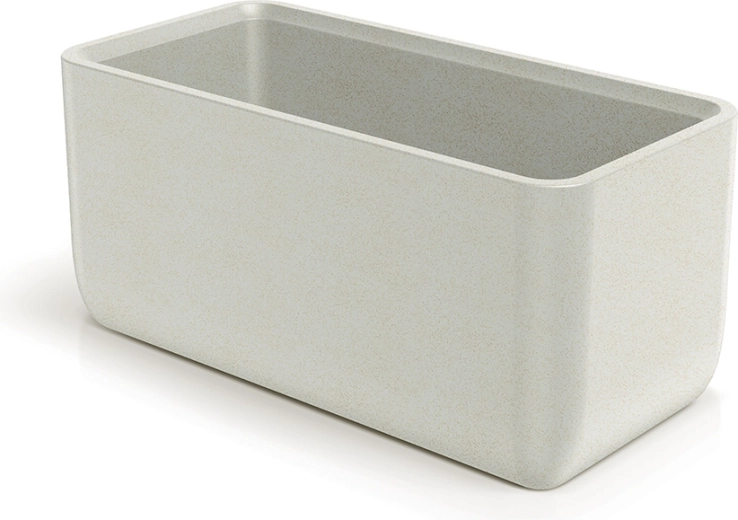 Květináč MOLTA CASE 80 cm – pískový plastový truhlík