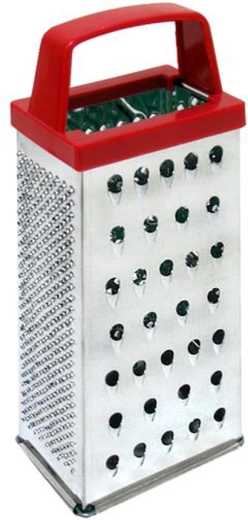 Čtyřhranné kuchyňské struhadlo TORO s rukojetí