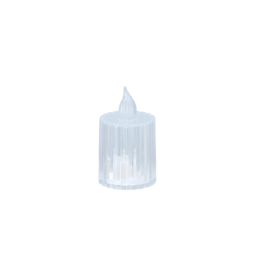 Led čajová svíčka transparentní 3,5 × 6,5 cm