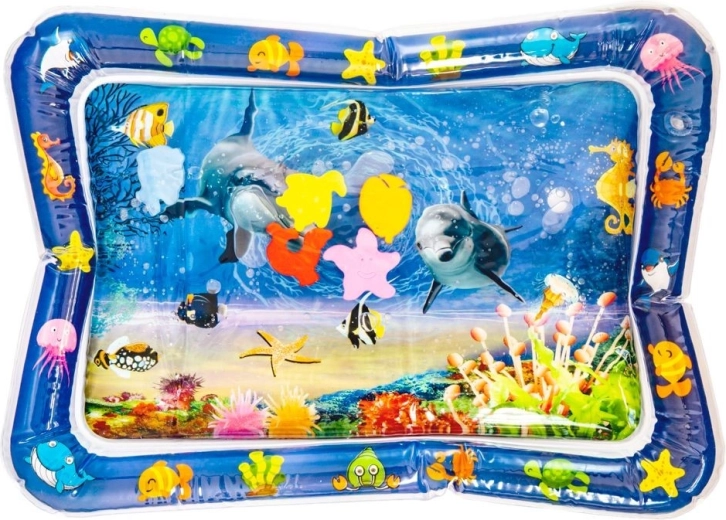 Senzorická nafukovací vodní podložka pro děti ocean xxl - 1 kus