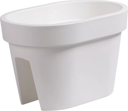 Květináč na zábradlí Lofly Railing 39,6 cm bílý