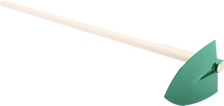 Motyka srdcová s dřevěnou násadou 120 cm, šířka 140 mm