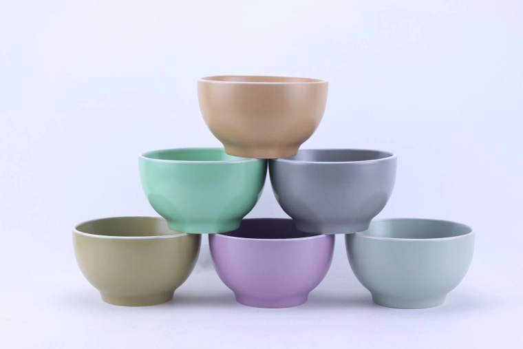 Keramická bulionová miska 680 ml se zelenou glazurou