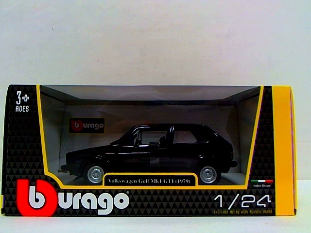 Model auta Bburago Volkswagen Golf MK1 GTI 1:24 černý