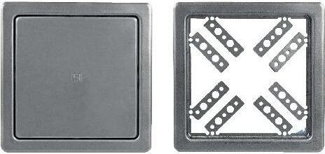 Dvířka do stěny z nerezové oceli 300 × 300 mm