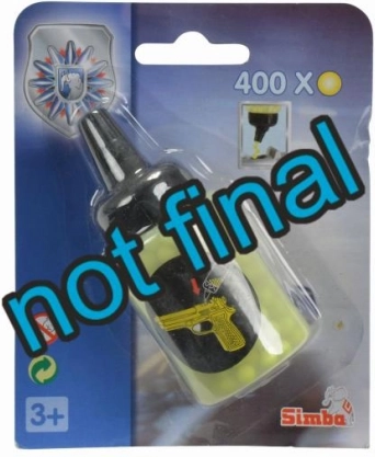 Dóza s kuličkami pro dětskou pistoli, 400 ks