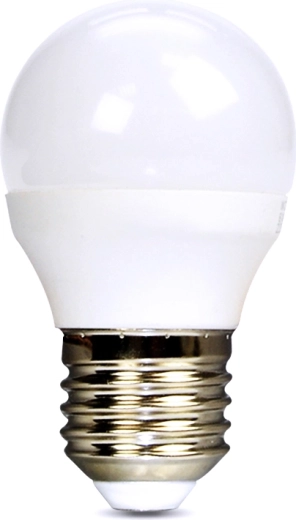 Solight LED žárovka miniglobe E27 6 W 6000 K 510 lm