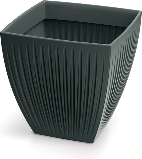 Květináč Latia Square 40 × 40 × 40 cm antracit