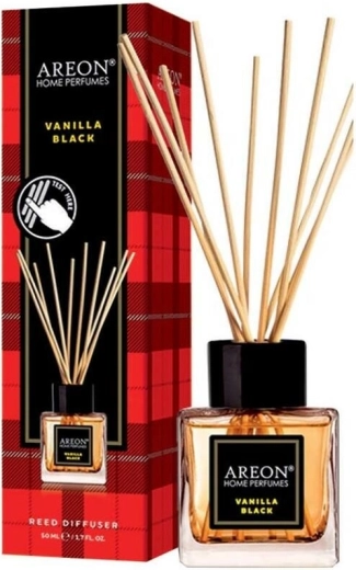 Tyčinkový difuzér Areon AH Parfum Sticks Vanilla Black 50 ml