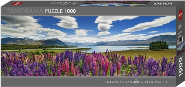 Panoramatické puzzle 1000 dílků – jezero Tekapo