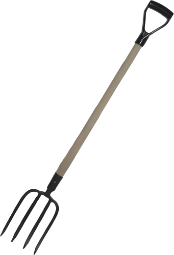 Rýčové vidle kované s násadou PH-Y, 4 hroty, 95 cm