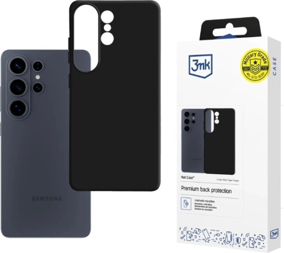 Matné pouzdro 3mk Matt Case pro Samsung Galaxy S26 Ultra – černé